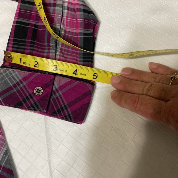 Christopher and Banks lightweight zipper jacket plaid size large - Picture 9 of 13